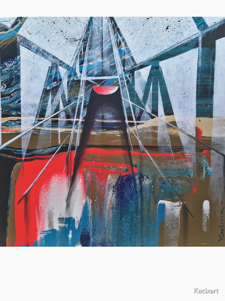 Abstracted Bridge - Surreal Art by Kacixart