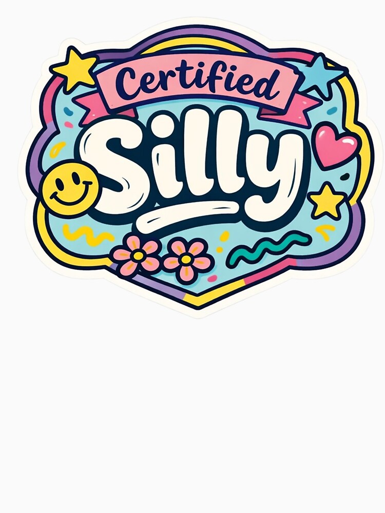 Certified Silly – Anti‑Design Pastel Badge by Timeless Junction