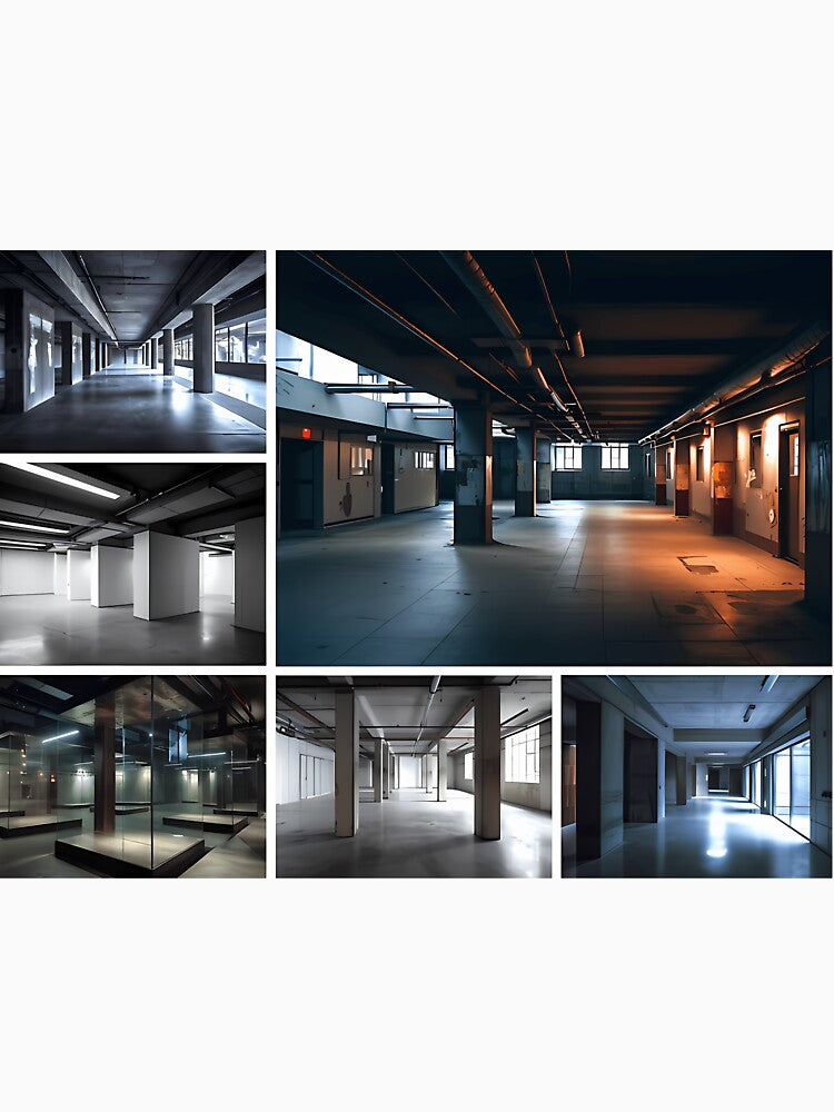 Abandoned Office Liminal Space Concept Art by xuxqhpbmr34