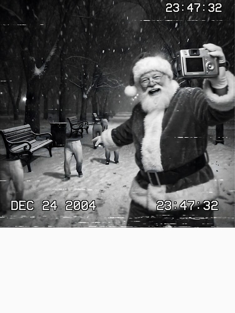 Found Footage Christmas Glitch Park by AnnDesignStudio