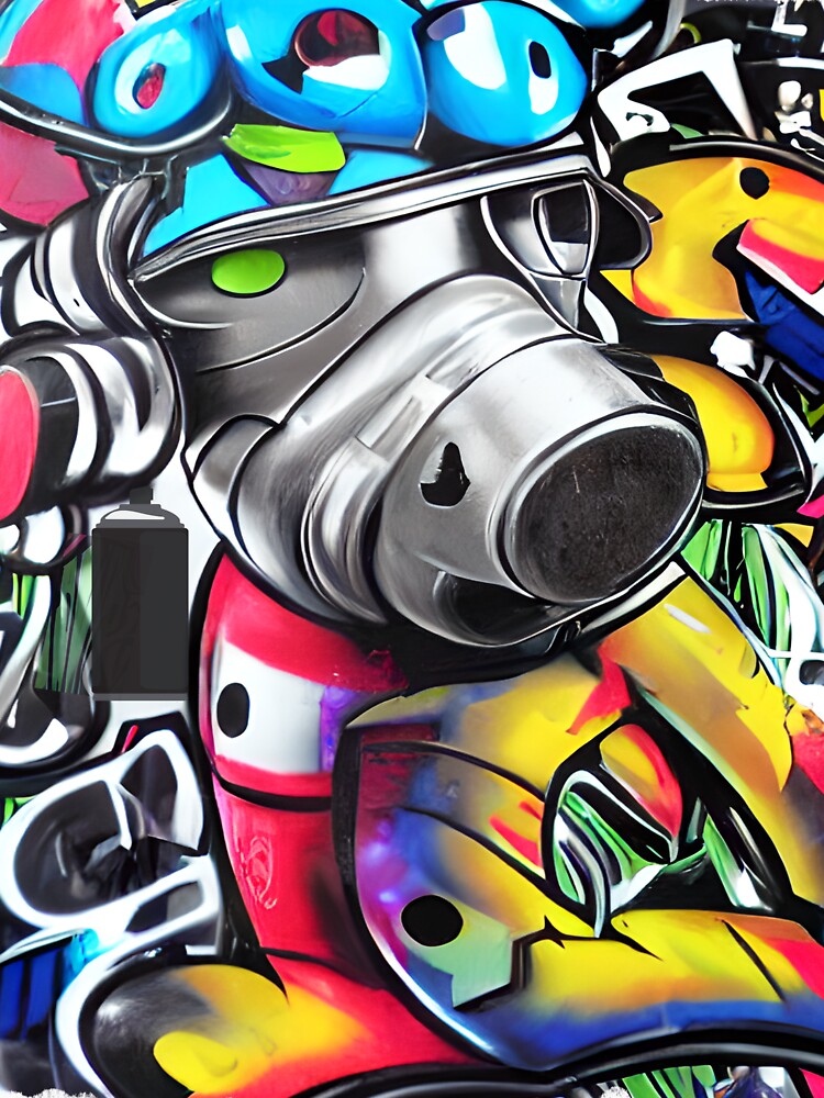Urban graffiti street art. by GabyTrillions