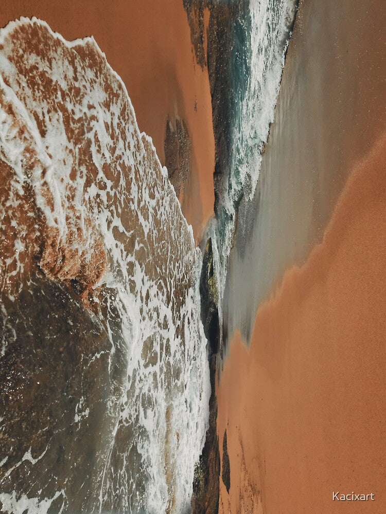 Orange Sand Beach by Kacixart