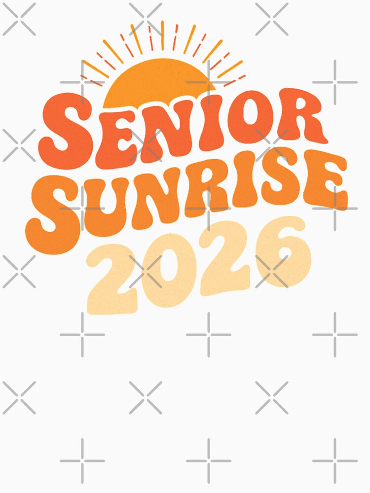 Retro Senior Sunrise 2026 High School Class of 2026 by first-shirt ⭐ ⭐ ⭐ ⭐ ⭐