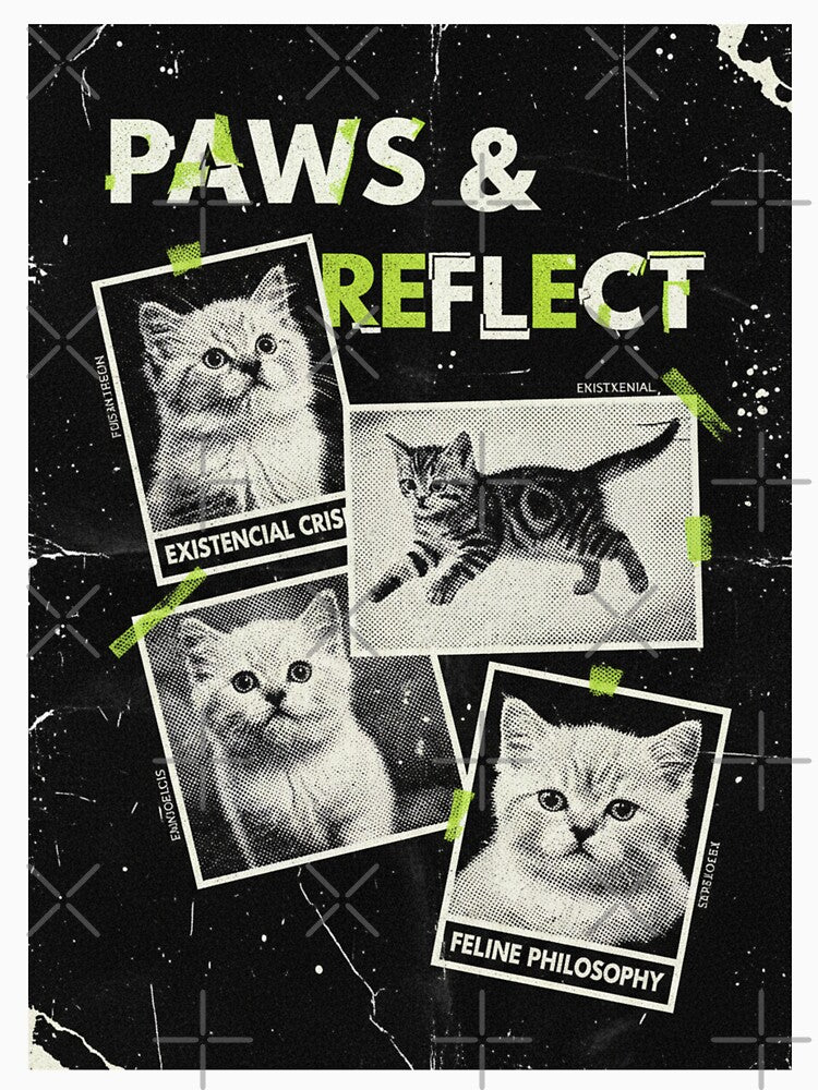 Grunge Collage of Indie Kittens by HeyHas