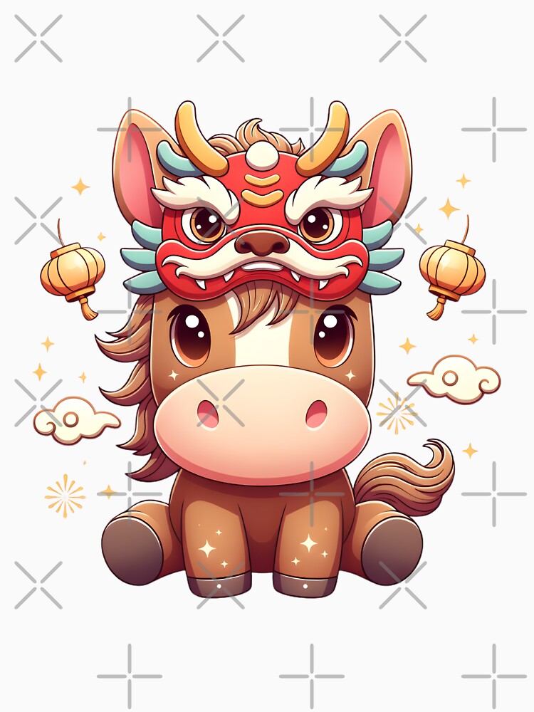 Cute Lunar New Year - Toddler Horse by GrumpySableye