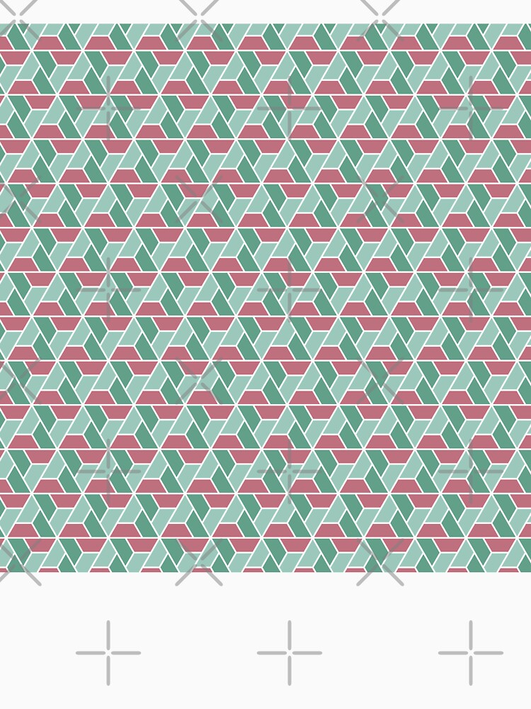 Green and red triangle pattern by flamendes