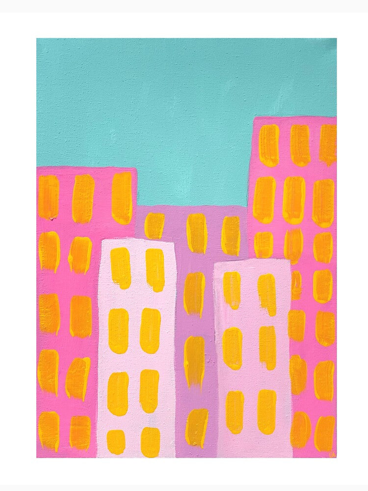 Pastel Cityscape by grayolivia-
