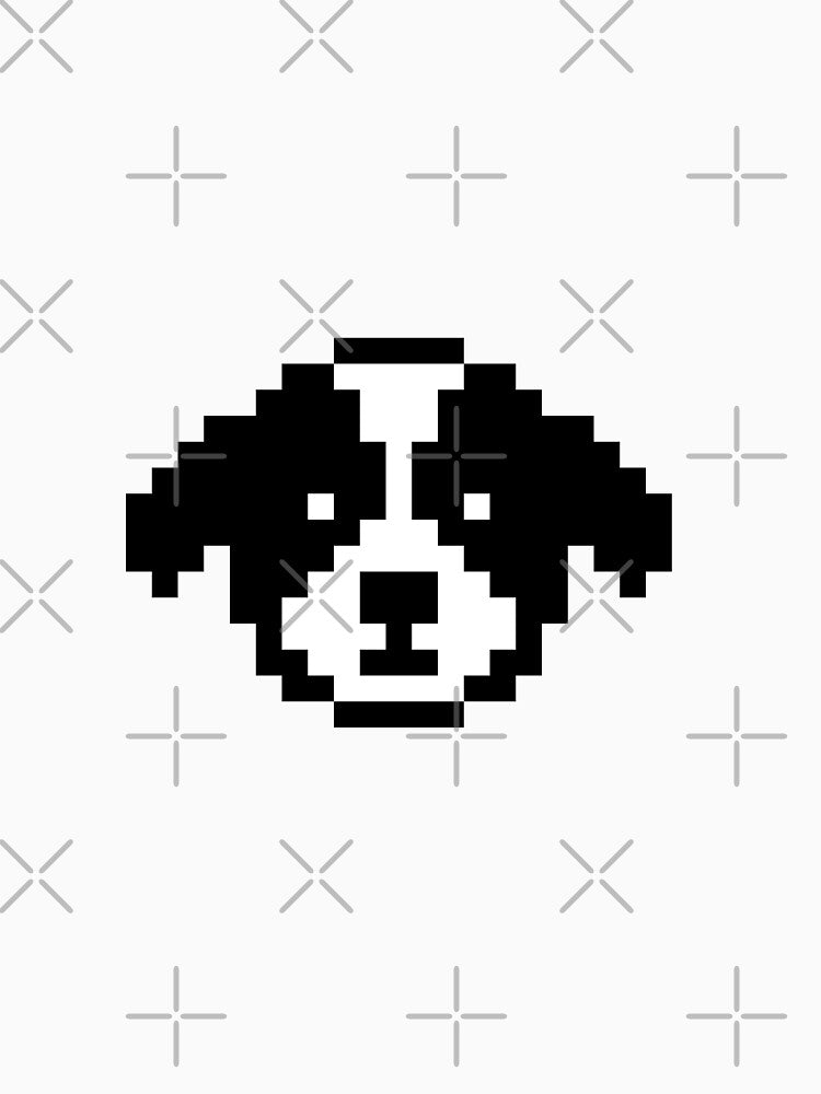 Retro Pixel Dog Head Sprite by Geckoco