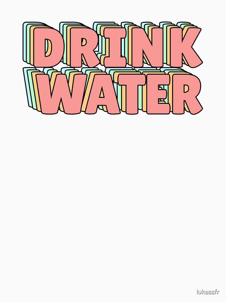 Drink Water Pastel by lukassfr