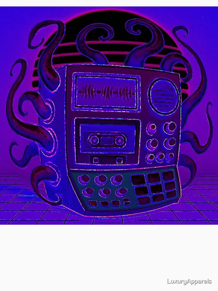 Synthwave Coal Machine – Neon Tentacle Beat Machine by LuxuryApparels