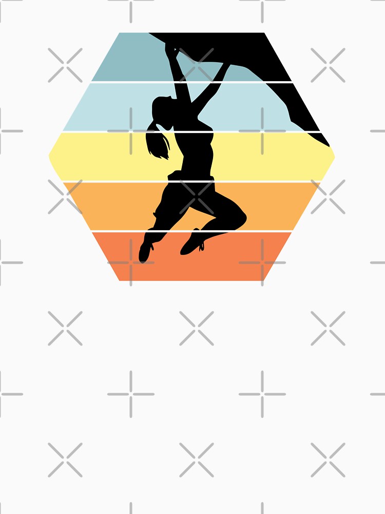 Woman Bouldering - Summer Colors by HeatherPore