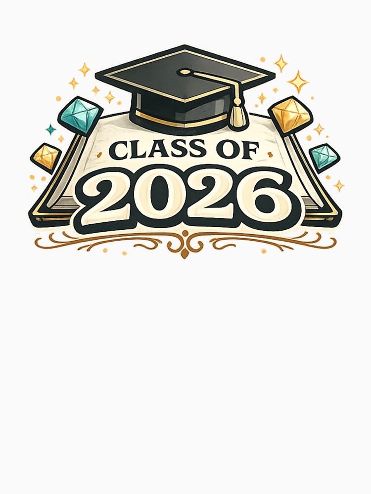Class of 2026 Graduation Cap Badge by PunchDrop