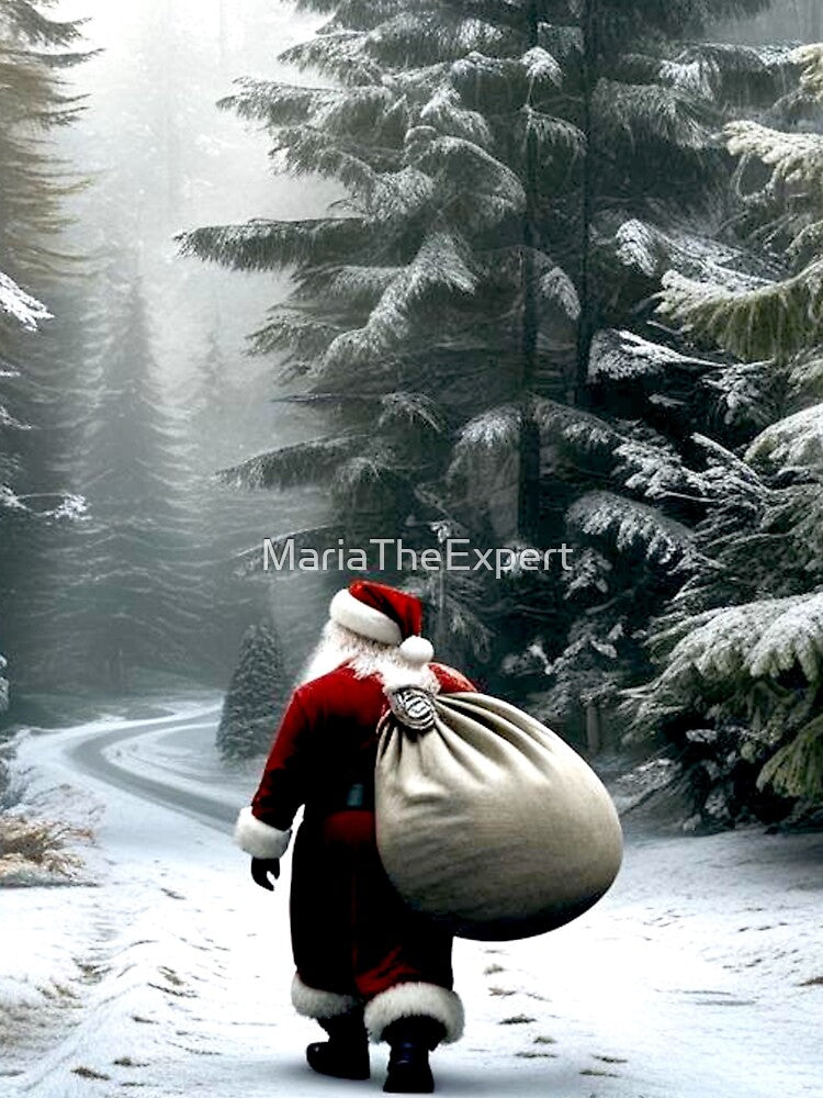Santa in the Forest by MariaTheExpert