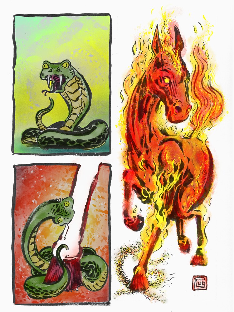 Year of the Fire Horse - comic by PLUGOarts