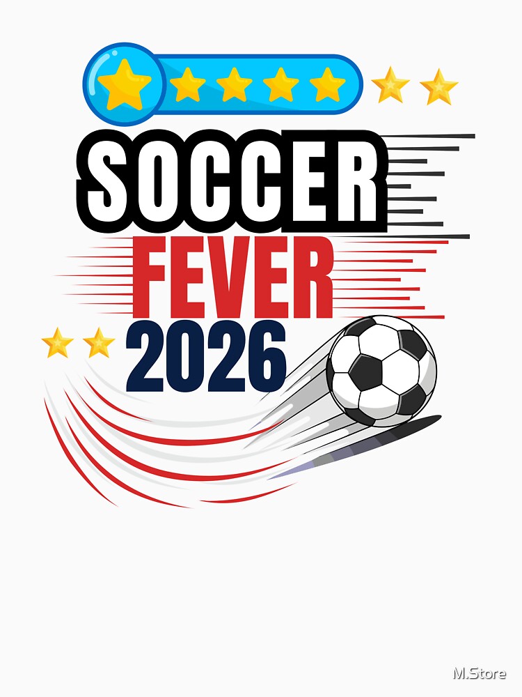 Soccer Fever 2026 USA Fan Shirt – American Football Vibes by M.Store