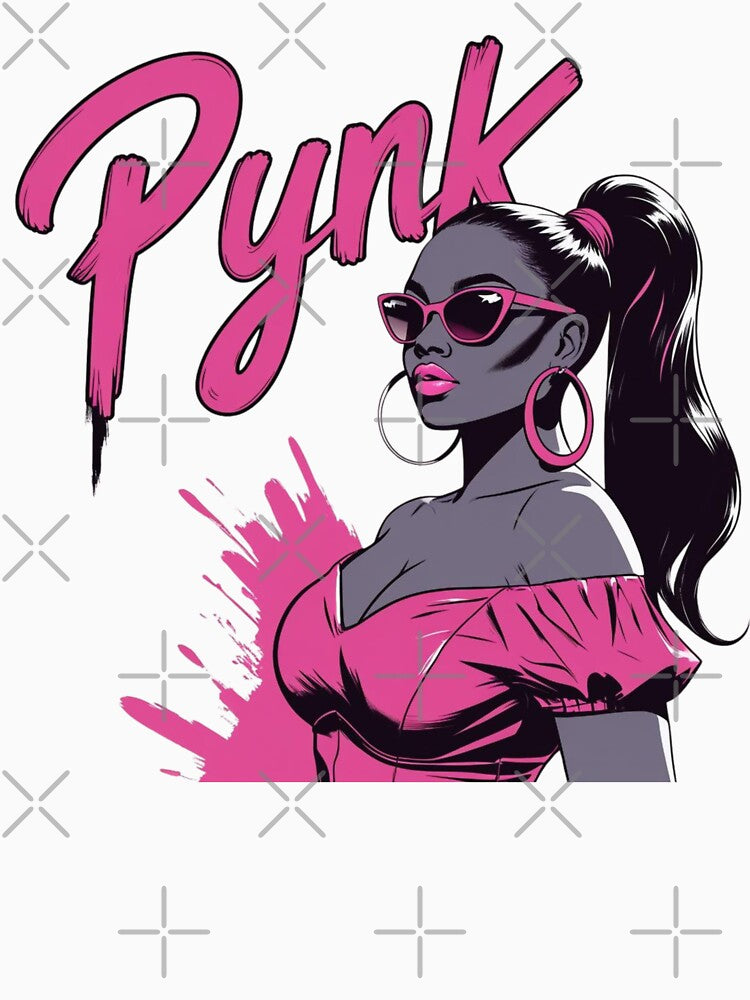 PYNK Vibes – Bold Dark Beauty in Pink Glam by jelonkaa