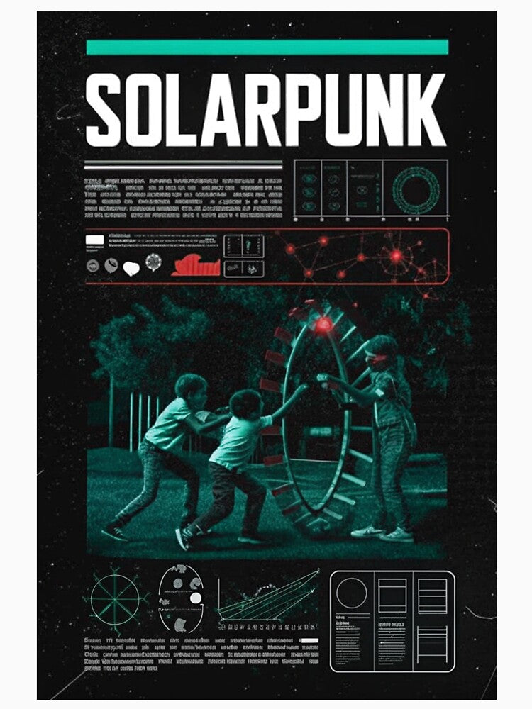 Solarpunk: Kinetic Art Playground by Raw-Ink