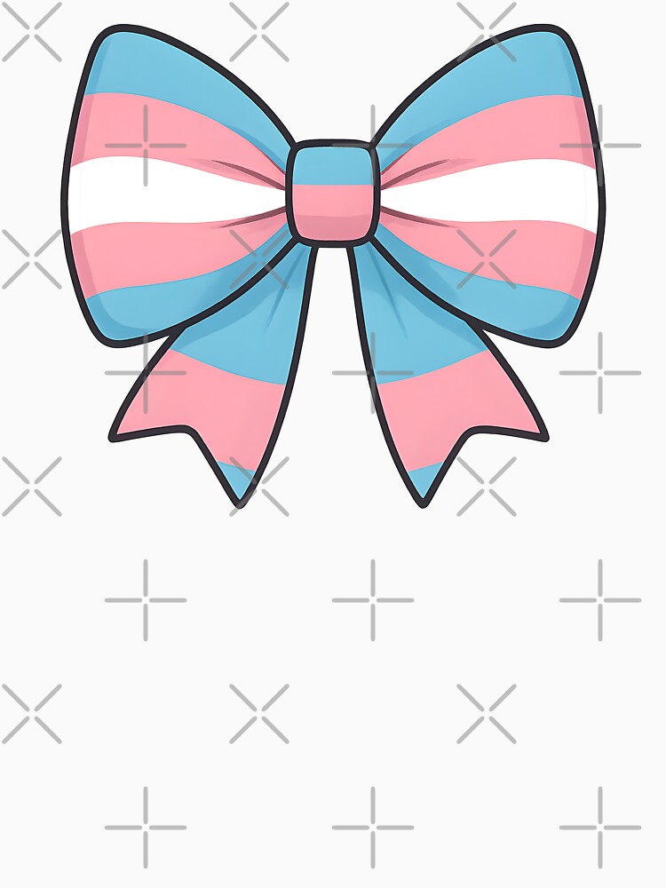 Coquette Bow with Transgender Pride - Trans Community by RigyIllustrates