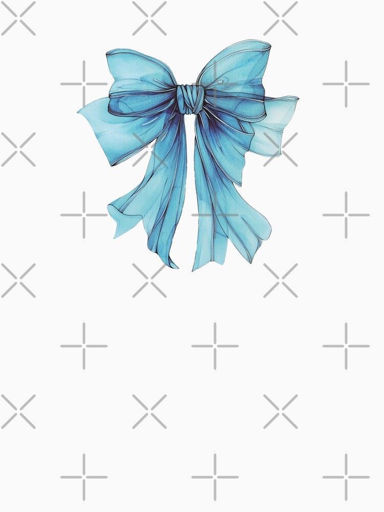 Blue coquette bow by AnnDart