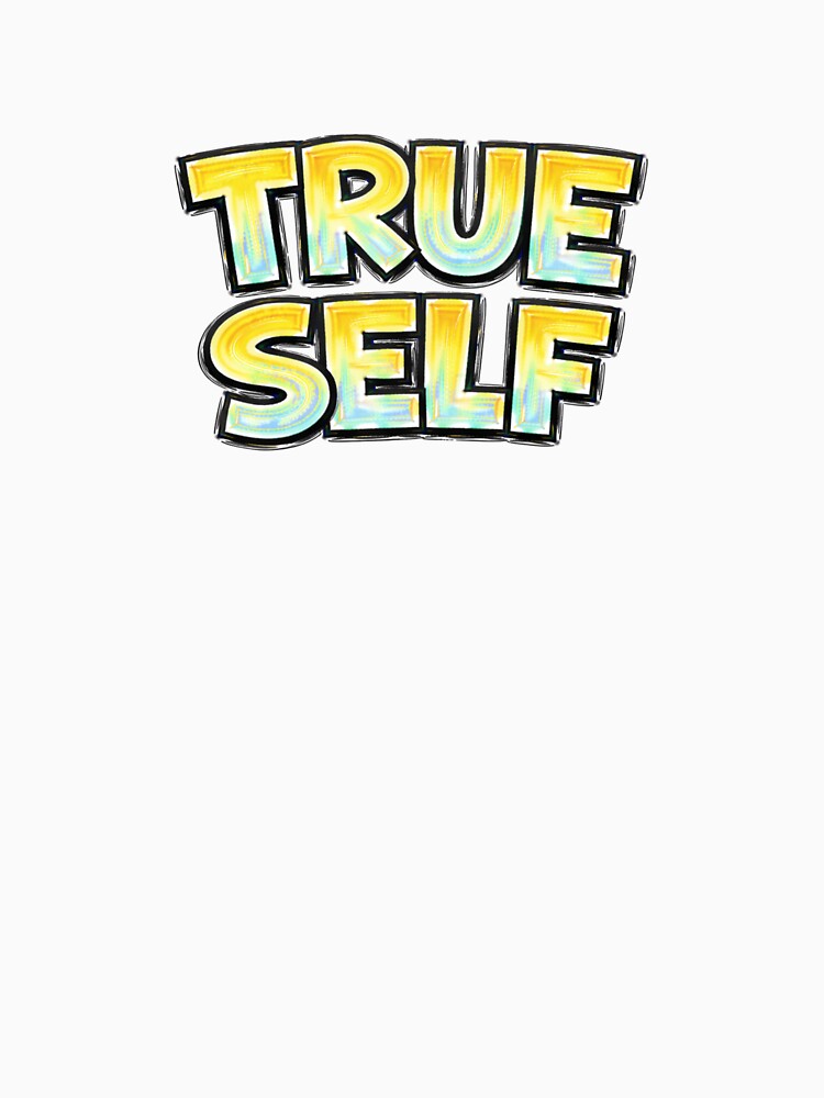 True Self – Hand Drawn Childlike Typography by Mac Sketches