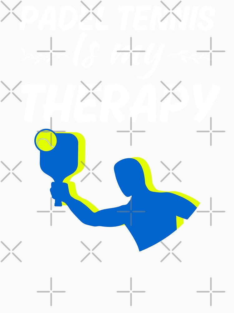 Padel tennis is my therapy, funny padel or paddle tennis club fan lover player by NBSStore