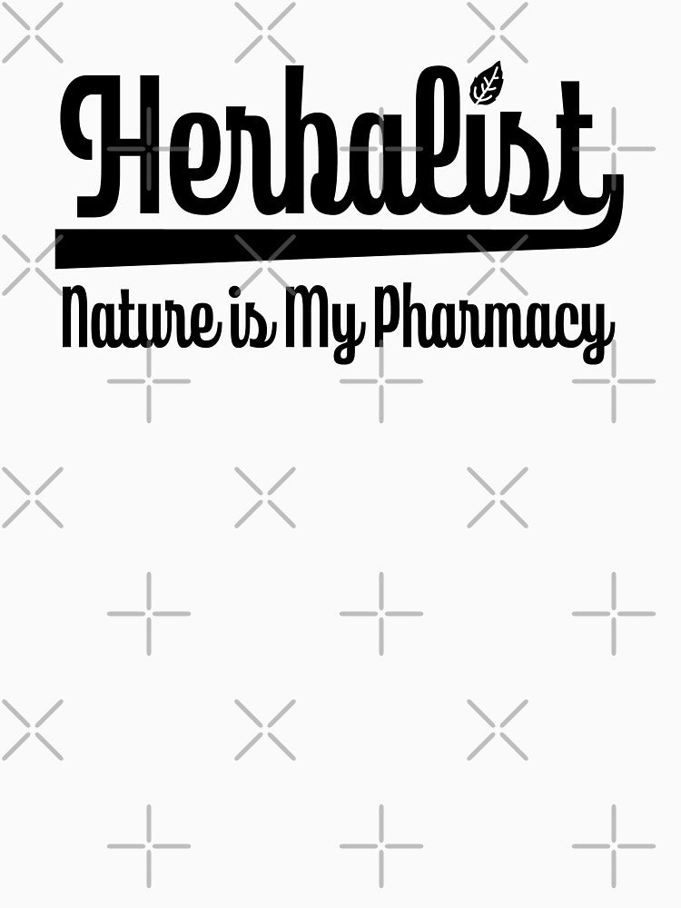 Vintage Herbalist Nature is My Pharmacy for Herbalism and Herb Gardeners Spring Gift by Teemaniac