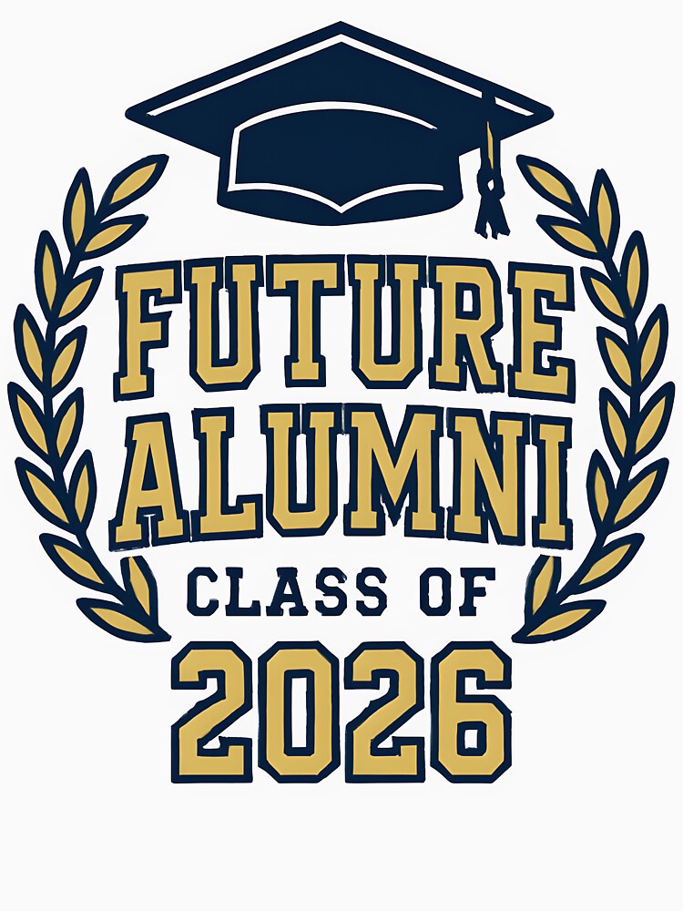 "Future Alumni Class of 2026" Graduation Laurel Wreath Design by DarylWelsh2024
