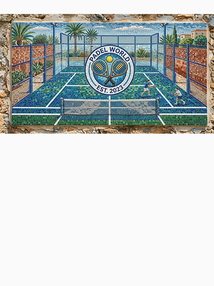 Padel World Mosaic Wall Art by ticzla95