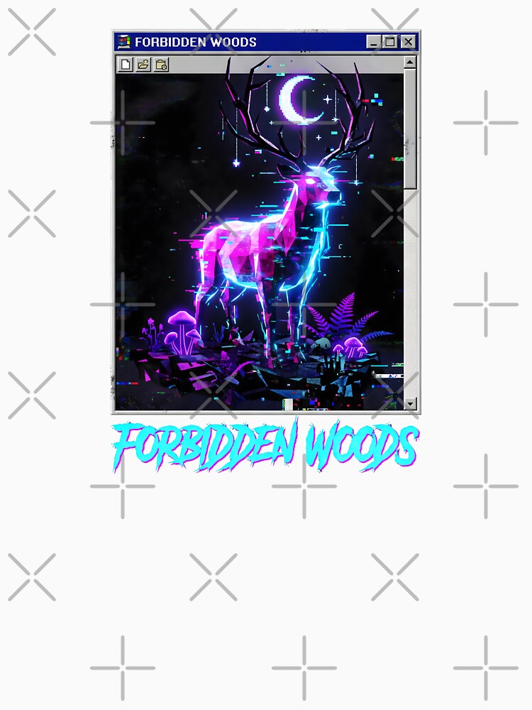 Forbidden Woods Weirdcore Glitch Deer Aesthetic by SplashTastic