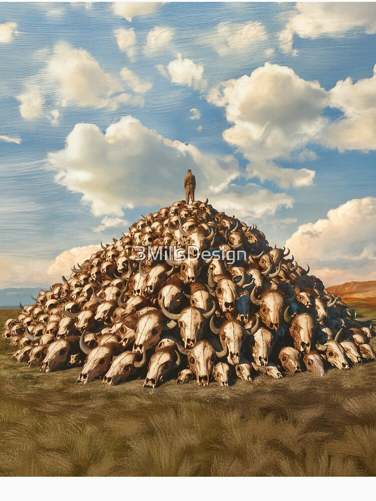 Echoes of the Plains: The Buffalo’s Silent Cry by 3MillsDesign