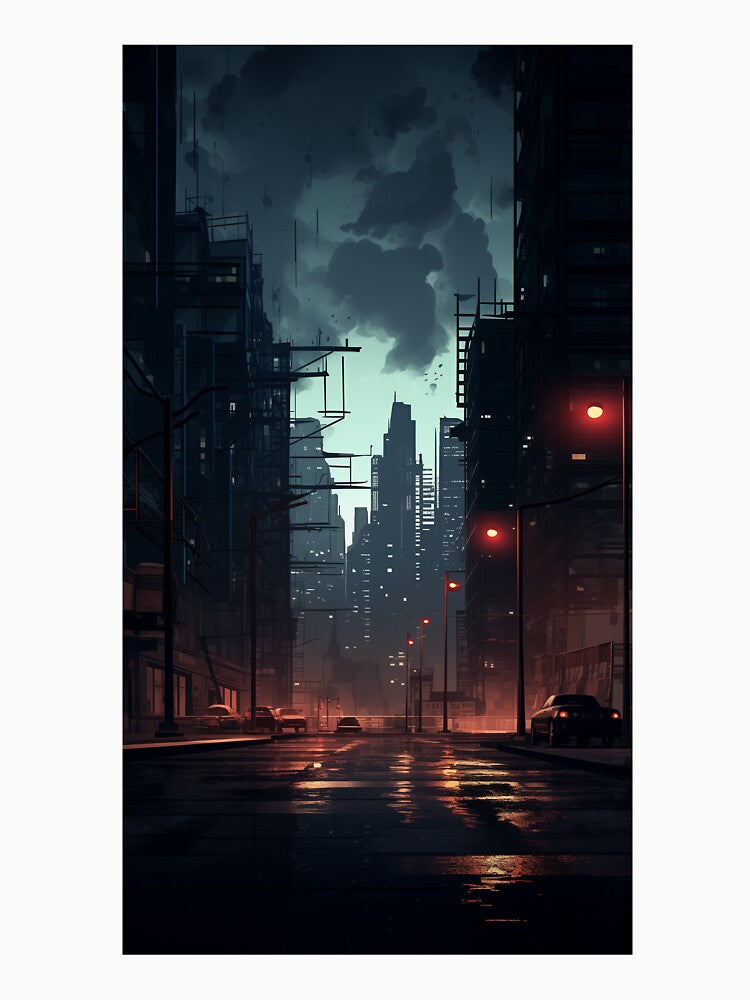 Megacity Liminal Spaces - Surreal Urban Dreamscape Art by LenariumArt