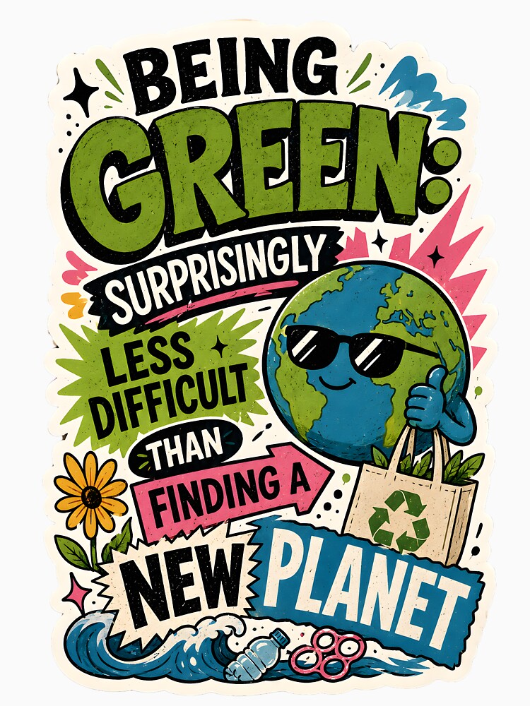 Being Green: Surprisingly Less Difficult Than Finding A New Planet by Stylishly Eco
