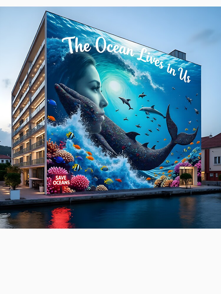 The Ocean Lives in Us: World Oceans Day Surreal Art by Creative-RE