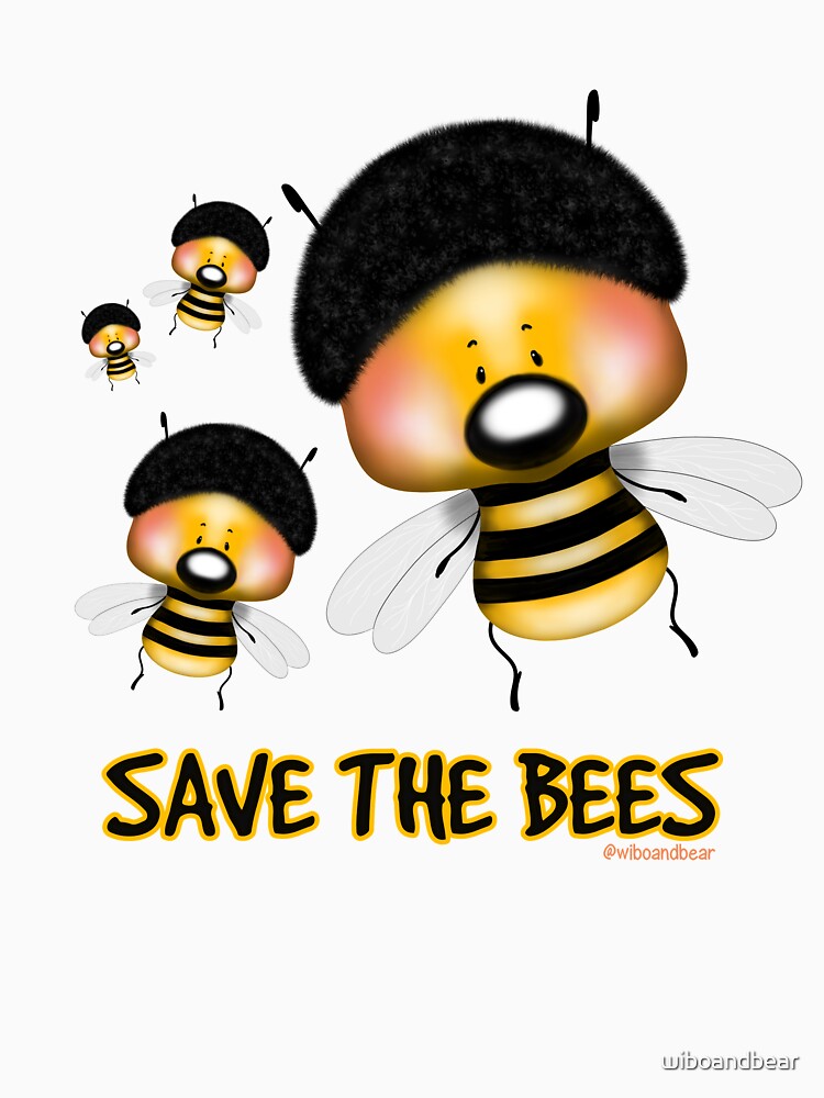 SAVE THE BEES by wiboandbear