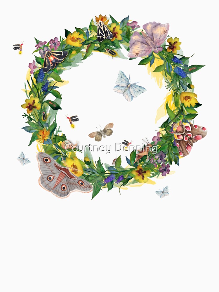 Pollinator Wreath (Nocturnal) by Bittersweet Gardener
