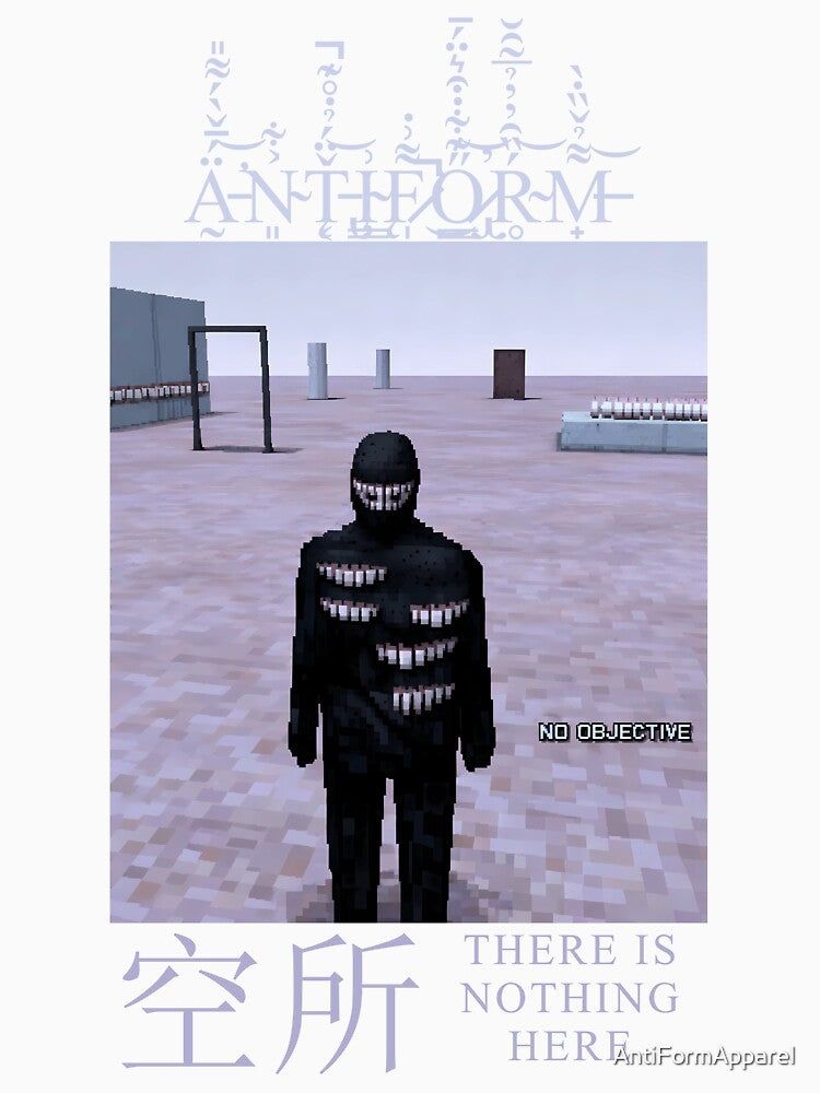 Cursed Video Game Void There Is Nothing Here by AntiFormApparel