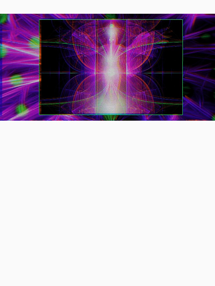 Glitch Angel Weirdcore Ethereal Purple Dreams by BioDigital-Jazz
