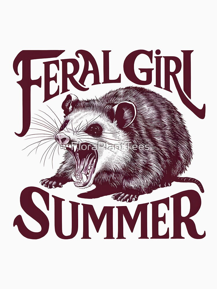 Feral Girl Summer by FloraPlantTees