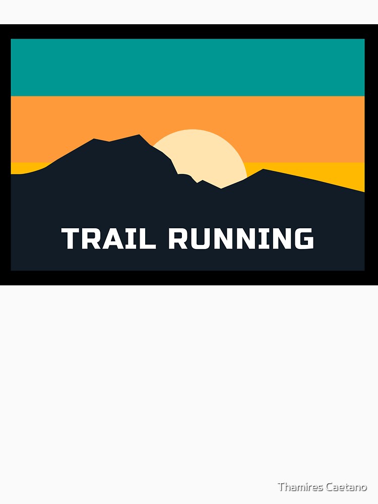 Teal Trail Running by Terra Track Art