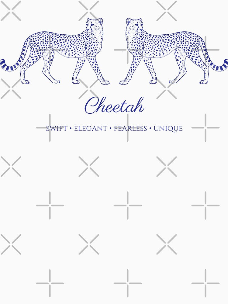 Vintage Cheetah Wildlife Graphic by ValMaDesign