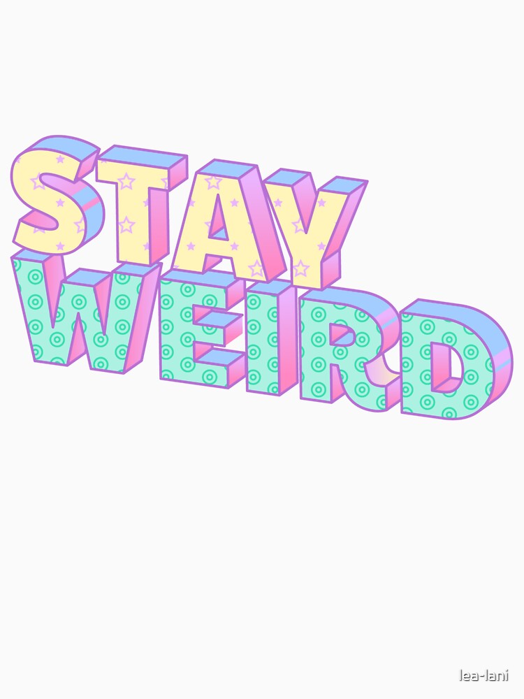 Y2K pastel stay weird by lea-lani