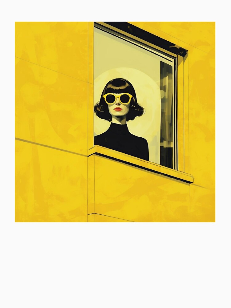Modern Day Girl at Window by Laila-Ahmed