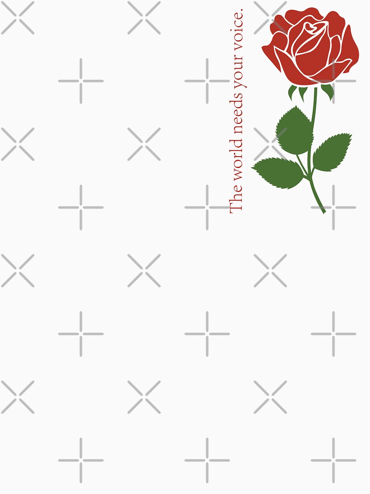 The World needs your Voice - Beautiful Red Rose Picture by Unaiza Khalid
