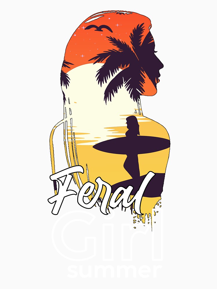 Feral Girl Summer beach by T-landa