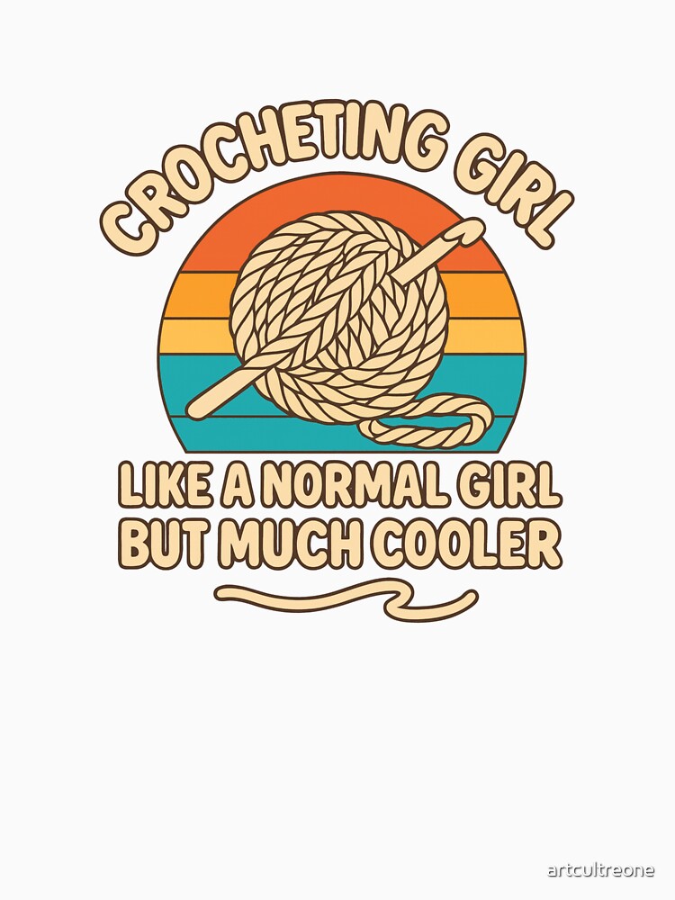 Crocheting Girl — Like a Normal Girl but Much Cooler by artcultreone