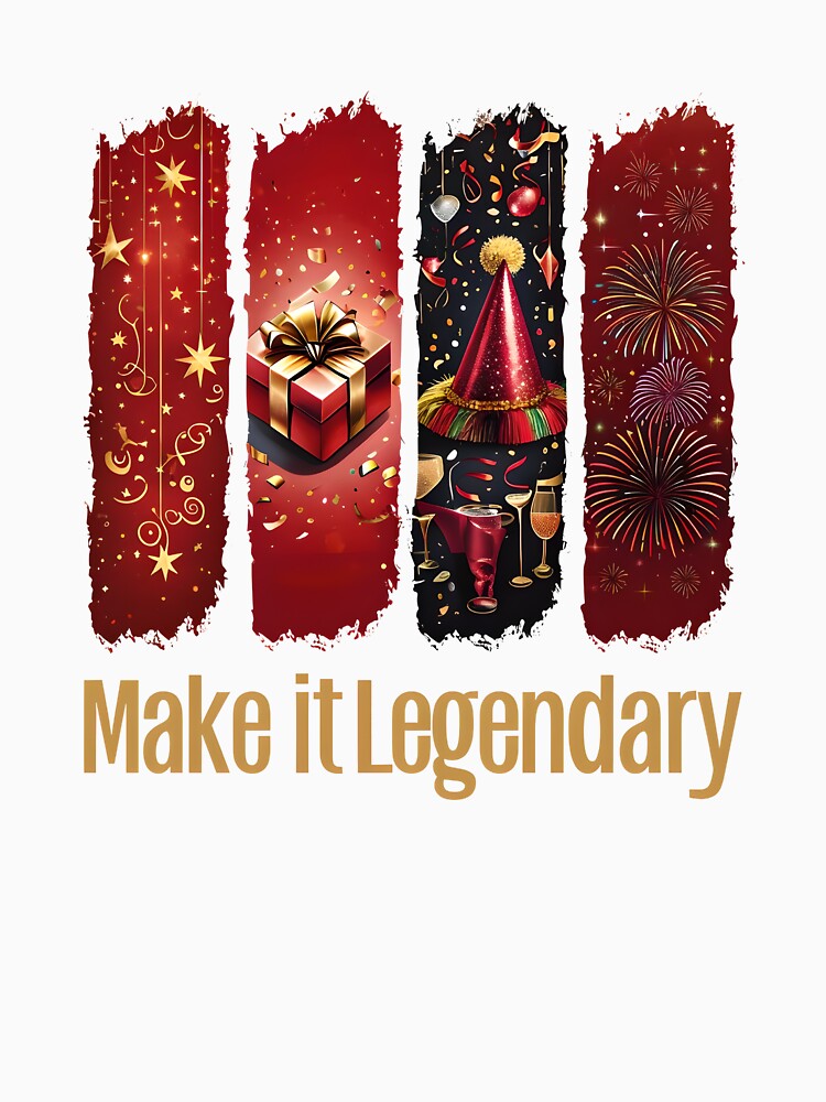 Make It Legendary – New Year 2026 Minimalist Quote by GoxyVision