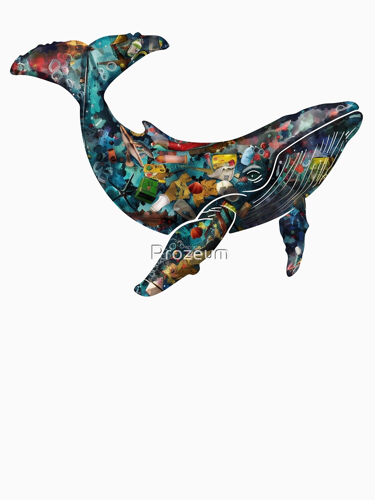 Whale's Ballet Amidst Debris by Prozeum