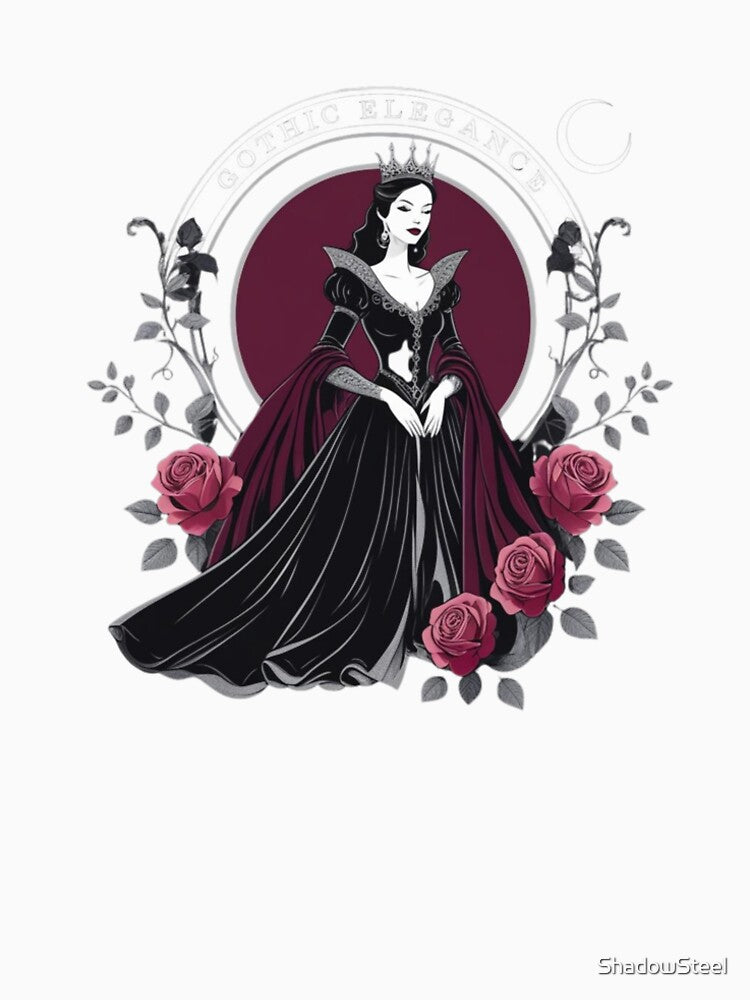 Gothic Portrait of a Mysterious Lady – Dark Elegance Art by ShadowSteel