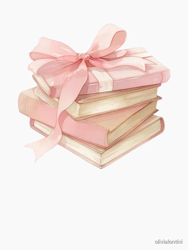 Coquette Aesthetic Pink Bow Book sticker by olivialontini
