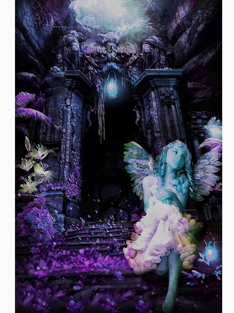 Ethereal Fairycore Cathedral-Purple by BioDigital-Jazz